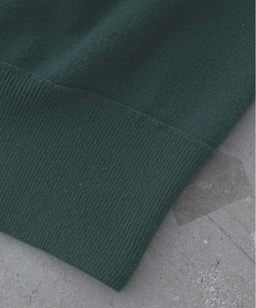 Alpinus(アルピナス)の「Alpinus - fluffy loose knit cardigan / フラフィー ルーズニットカーディガン(カーディガン/ボレロ・メンズ・チャコールグレー/グリーン・SMALL/MEDIUM)」の12枚目の写真