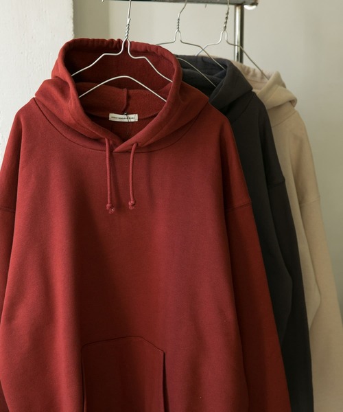 URBAN RESEARCH DOORS（アーバンリサーチドアーズ）の「裏起毛プルオーバーフーディー（パーカー・メンズ・チャコールグレー/レッド/ベージュ系その他・40/38/42）」の5枚目の写真