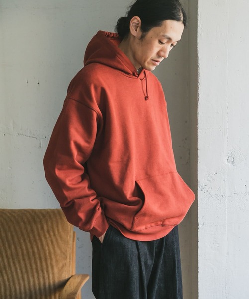 URBAN RESEARCH DOORS（アーバンリサーチドアーズ）の「裏起毛プルオーバーフーディー（パーカー・メンズ・チャコールグレー/レッド/ベージュ系その他・40/38/42）」の20枚目の写真