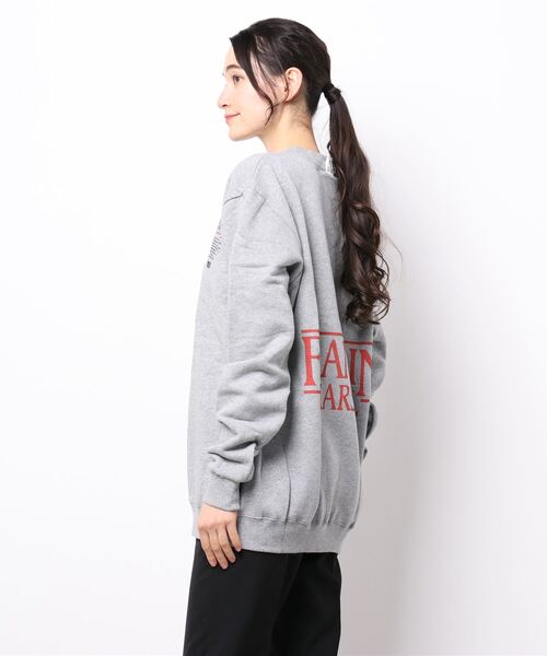 FRANKLIN & MARSHALL(フランクリンマーシャル)の「/FRANKLIN & MARSHALL/PRINTSWT SIXSENSE - プリントスウェット(スウェット・レディース・グレー/ブラック・MEDIUM/LARGE/X-LARGE)」の9枚目の写真