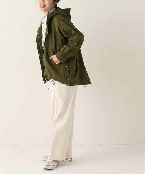 RAY CASSIN（レイカズン）の「カラーナイロンBIGパーカー（マウンテンパーカー・レディース・カーキ/ピンク/キナリ・FREE）」の7枚目の写真