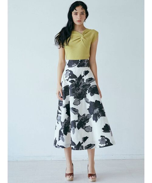 LAGUNAMOON（ラグナムーン）の「ウッドヒールオープントゥパンプス（パンプス・レディース・ブラウン/クリア/ラベンダー・SMALL/MEDIUM/X-SMALL）」の14枚目の写真