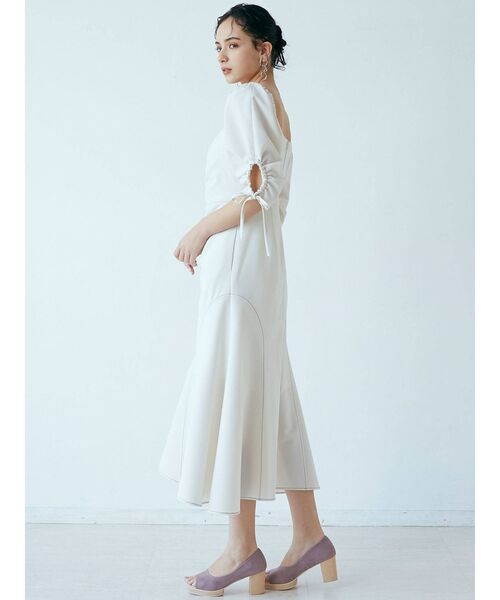 LAGUNAMOON（ラグナムーン）の「ウッドヒールオープントゥパンプス（パンプス・レディース・ブラウン/クリア/ラベンダー・SMALL/MEDIUM/X-SMALL）」の10枚目の写真