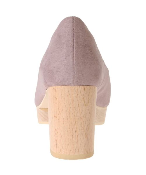 LAGUNAMOON（ラグナムーン）の「ウッドヒールオープントゥパンプス（パンプス・レディース・ブラウン/クリア/ラベンダー・SMALL/MEDIUM/X-SMALL）」の9枚目の写真