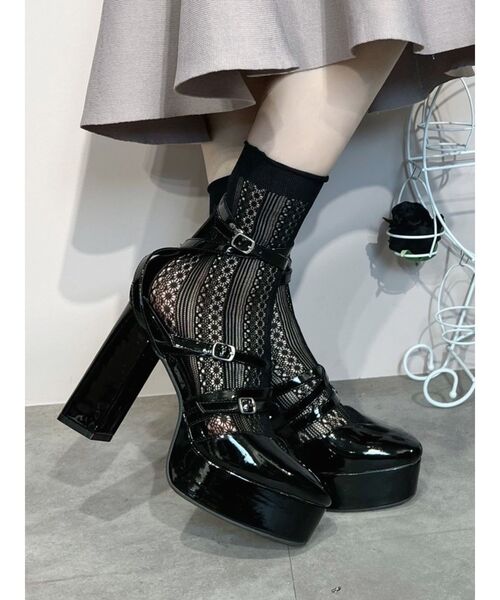 EATME（イートミー）の「クロスストラップパンプス（パンプス・レディース・ブラック/ベージュ/その他1・S/M/L）」の3枚目の写真