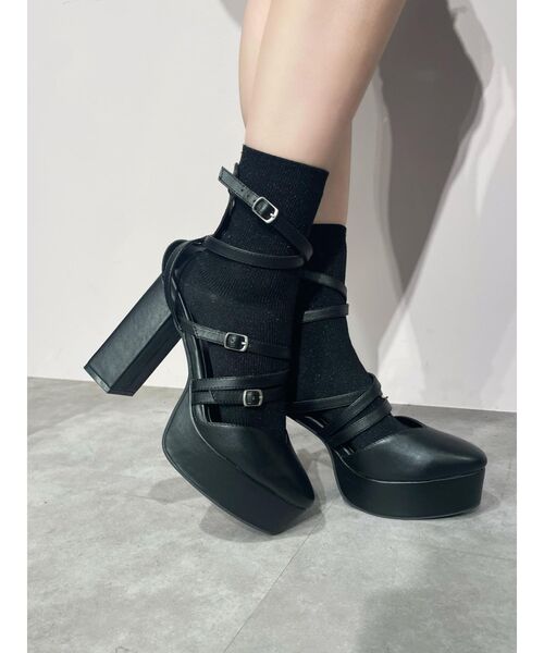 EATME（イートミー）の「クロスストラップパンプス（パンプス・レディース・ブラック/ベージュ/その他1・S/M/L）」の8枚目の写真