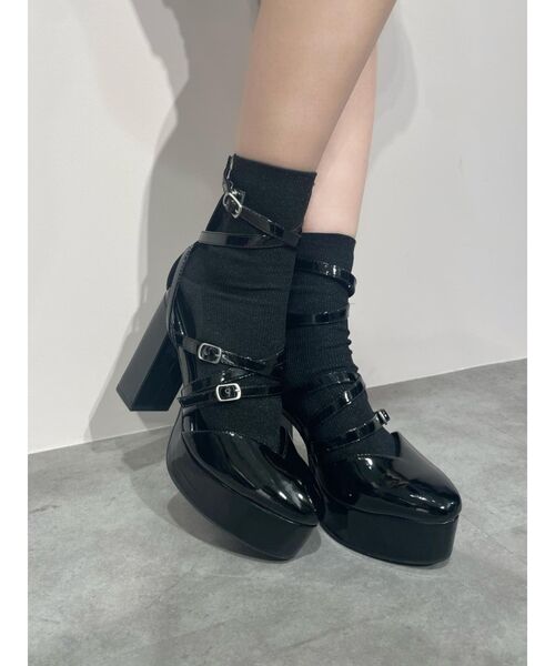 EATME（イートミー）の「クロスストラップパンプス（パンプス・レディース・ブラック/ベージュ/その他1・S/M/L）」の6枚目の写真