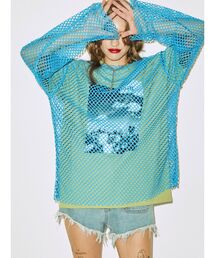 jouetie | オーバーメッシュトップス(Tシャツ/カットソー)