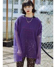 jouetie | オーバーメッシュトップス(Tシャツ/カットソー)