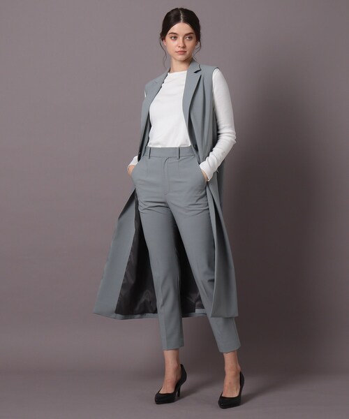 DRESSTERIOR（ドレステリア）の「◆【セットアップ可】ソフトテーパードパンツ（その他パンツ・レディース・ブラック/オリーブ・36/38/40/34）」の14枚目の写真