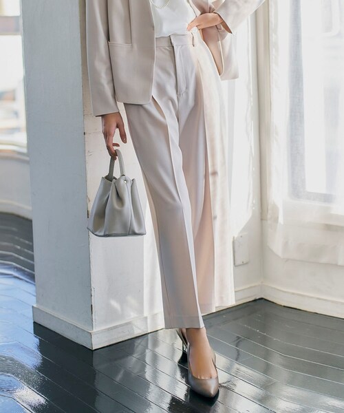 Dessin（デッサン）の「◇【セットアップ可能・洗える】センタープレス  