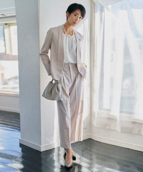 Dessin（デッサン）の「◇【セットアップ可能・洗える】センタープレス  