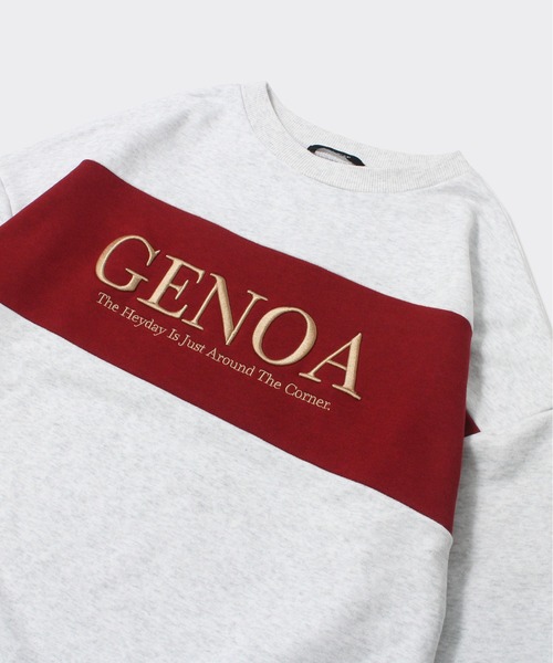 one way(ワンウェイ)の「【oneway Jeans】配色ラメロゴトレーナー(スウェット・レディース・ライトグレー/ブラック/ライトグリーン/ダークブルー・FREE)」の5枚目の写真