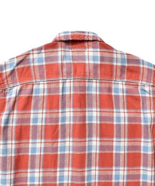 MINEDENIM（マインデニム）の「Denim Hide Check Flannel Work Shirt