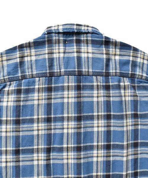 MINEDENIM（マインデニム）の「Denim Hide Check Flannel Work Shirt