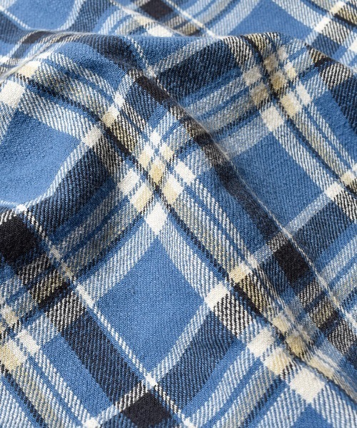 MINEDENIM（マインデニム）の「Denim Hide Check Flannel Work Shirt