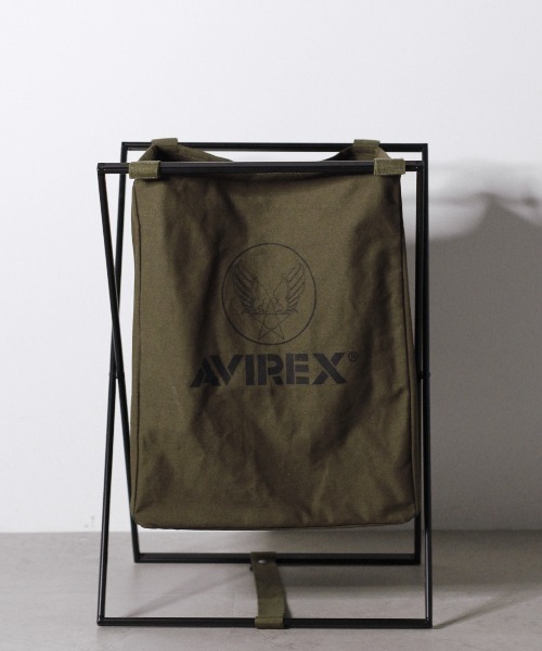 AVIREX(アヴィレックス)の「LAUNDRY BASKET / ランドリー バスケット / AVIREX / アヴィレックス(その他雑貨・メンズ・オリーブ・FREE)」の8枚目の写真