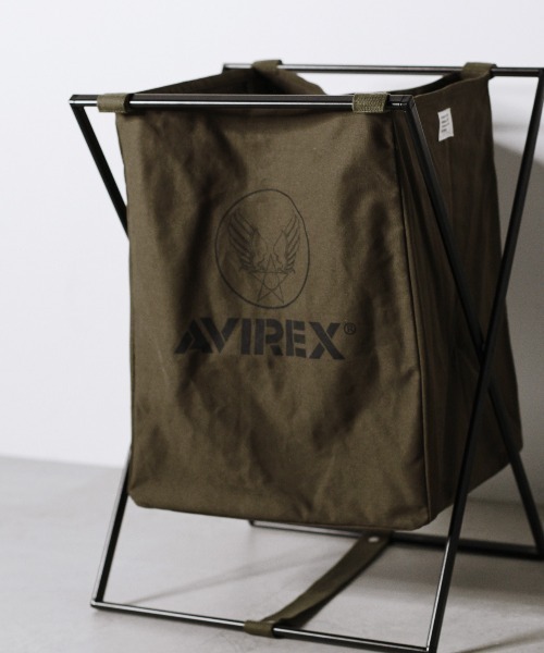 AVIREX(アヴィレックス)の「LAUNDRY BASKET / ランドリー バスケット / AVIREX / アヴィレックス(その他雑貨・メンズ・オリーブ・FREE)」の9枚目の写真