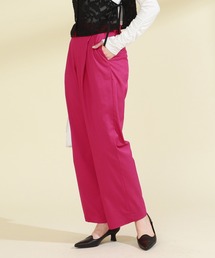 Ray BEAMS | Ray BEAMS / 1タック ストレート カラー パンツ(スラックス)