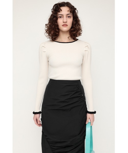 SLY（スライ）の「TUCK SLEEVE HG TOPS タック スリーブ