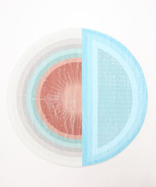 aimoha（アイモハ）の「ボタニカル/サーフ/アートラグマット　【120cm】（ラグ/マット・レディース・ホワイト/ブラック/オフホワイト/ピンク/ブルー・FREE）」の9枚目の写真