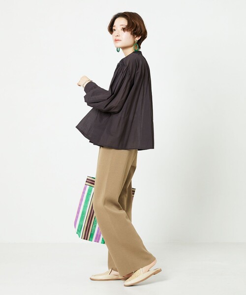 FREAK'S STORE(フリークスストア)の「【WEB限定】ワイドイージーパンツ(その他パンツ・レディース・オレンジ/ナチュラル/グリーン/イエロー/レッド/ベージュ/パープル/ブラック・SMALL/MEDIUM)」の15枚目の写真