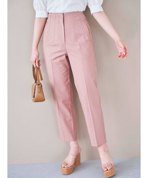 dazzlin（ダズリン）の「ハイウエストタックパンツ（その他パンツ・レディース・ピンク/グリーン/ベージュ・SMALL/MEDIUM）」の5枚目の写真