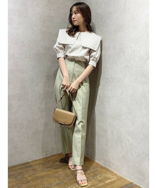 dazzlin（ダズリン）の「ハイウエストタックパンツ（その他パンツ・レディース・ピンク/グリーン/ベージュ・SMALL/MEDIUM）」の20枚目の写真