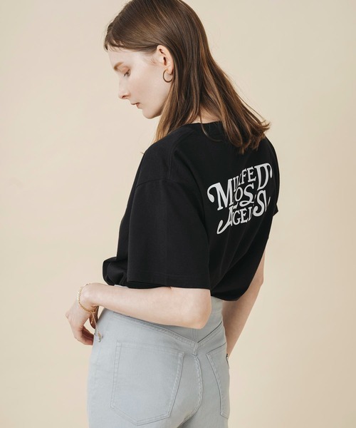 MILKFED.(ミルクフェド)の「S/S TEE FABULOUS LOGO(Tシャツ/カットソー・レディース・ホワイト/ライトブルー/ブラック/ネイビー/オフホワイト・ONE SIZE)」の7枚目の写真
