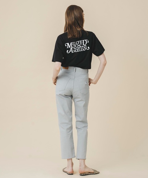 MILKFED.(ミルクフェド)の「S/S TEE FABULOUS LOGO(Tシャツ/カットソー・レディース・ホワイト/ライトブルー/ブラック/ネイビー/オフホワイト・ONE SIZE)」の10枚目の写真
