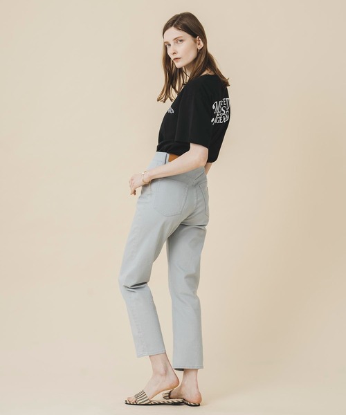 MILKFED.(ミルクフェド)の「S/S TEE FABULOUS LOGO(Tシャツ/カットソー・レディース・ホワイト/ライトブルー/ブラック/ネイビー/オフホワイト・ONE SIZE)」の21枚目の写真