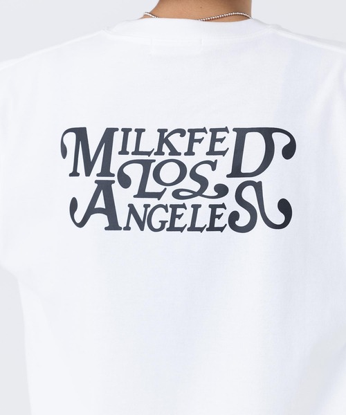 MILKFED.(ミルクフェド)の「S/S TEE FABULOUS LOGO(Tシャツ/カットソー・レディース・ホワイト/ライトブルー/ブラック/ネイビー/オフホワイト・ONE SIZE)」の20枚目の写真