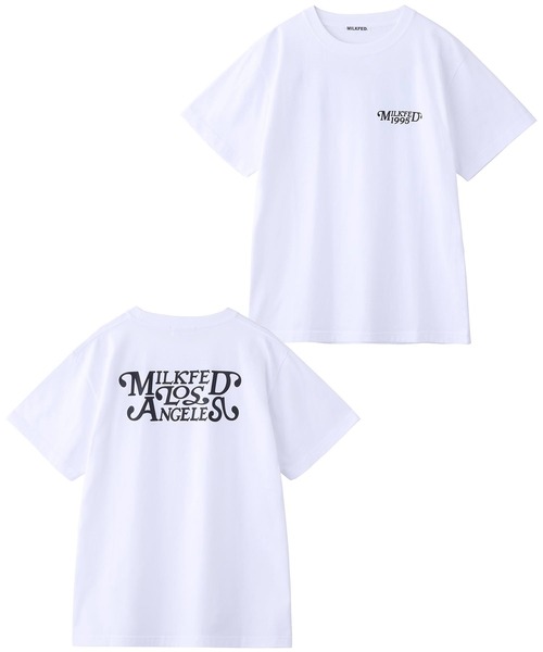MILKFED.(ミルクフェド)の「S/S TEE FABULOUS LOGO(Tシャツ/カットソー・レディース・ホワイト/ライトブルー/ブラック/ネイビー/オフホワイト・ONE SIZE)」の22枚目の写真