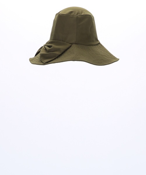 BENETTON (UNITED COLORS OF BENETTON)(ベネトンユナイテッドカラーズオブベネトン)の「【BENETTON:ベネトン】リボン付きハット UPF50+(ハット・レディース・ブラック/ネイビー/ベージュ/カーキ・FREE)」の15枚目の写真
