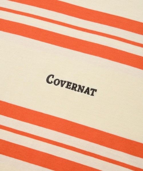 COVERNAT（カバーナット）の「【UNISEX】Covernat／BIGボーダーロンT  2268576（Tシャツ/カットソー・レディース・アイボリー/ネイビー・SMALL/LARGE/MEDIUM）」の9枚目の写真
