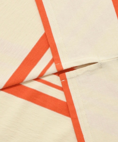 COVERNAT（カバーナット）の「【UNISEX】Covernat／BIGボーダーロンT  2268576（Tシャツ/カットソー・レディース・アイボリー/ネイビー・SMALL/LARGE/MEDIUM）」の11枚目の写真