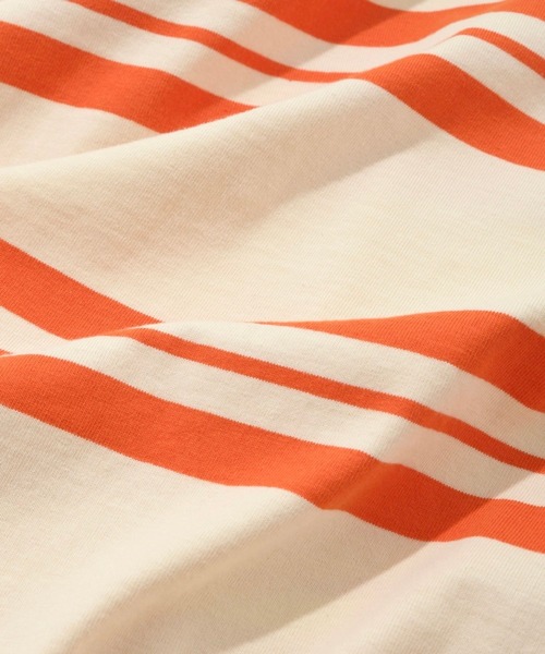 COVERNAT（カバーナット）の「【UNISEX】Covernat／BIGボーダーロンT  2268576（Tシャツ/カットソー・レディース・アイボリー/ネイビー・SMALL/LARGE/MEDIUM）」の12枚目の写真