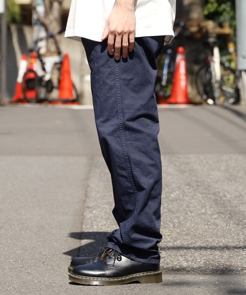 orSlow（オアスロウ）の「orSlow/オアスロウ FRENCH WORK PANTS フレンチワーク ワークパンツ（チノパンツ・メンズ・オフホワイト/カーキ/ダークネイビー・0/1/2）」の20枚目の写真