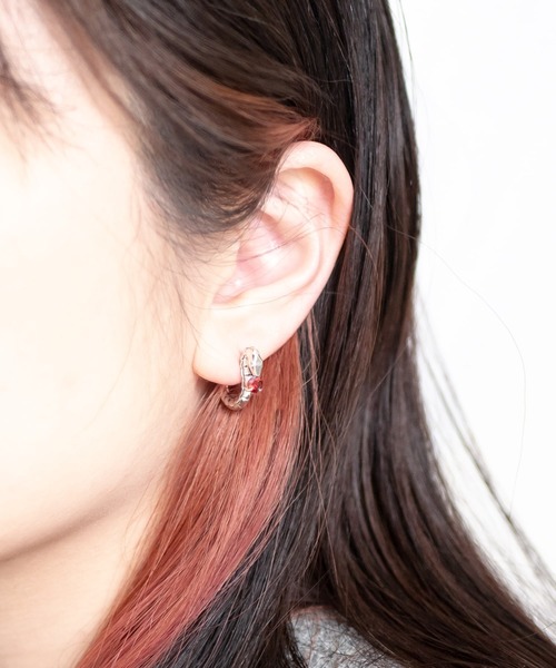 bizarre(ビザール)の「Bizarre ビザール 25Anniversary 1st Collection~サーペントバイパーシルバーピアス(ピアス(片耳用)・メンズ・ブラック/パープル/レッド/ゴールド・FREE)」の18枚目の写真