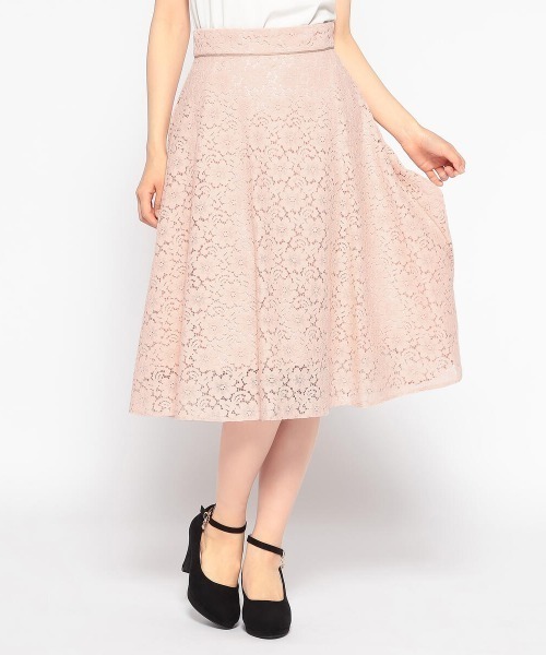 レースフレアスカート スカート Misch スカート Masch ミッシュマッシュ のファッション オンライン公式