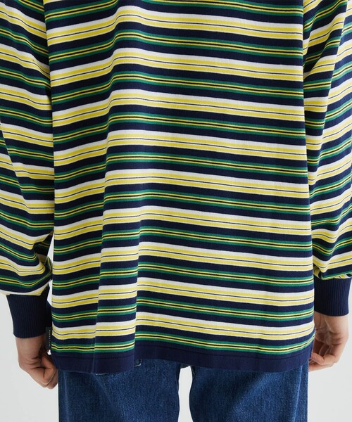 F-LAGSTUF-F(フラグスタフ)の「ORIGINAL STRIPE KNIT L/S TEE(Tシャツ/カットソー・メンズ・ネイビー/ブルー・L)」の19枚目の写真