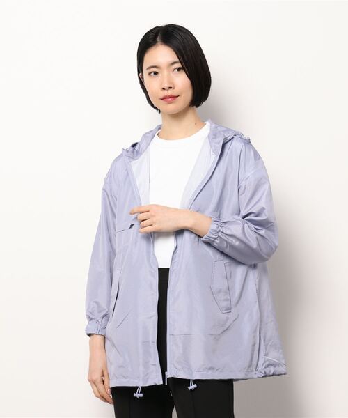 BELLUNA PLUS(ベルーナ)の「はっ水軽量パーカー(ポーチ付)(パーカー・レディース・ネイビー/ラベンダー/ピンク系その他・MEDIUM/X-LARGE/LARGE)」の8枚目の写真