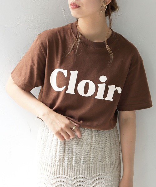 【shemoshelly】WEB限定5.6オンスユニセックスCloirロゴT