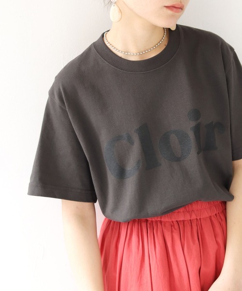 【shemoshelly】WEB限定5.6オンスユニセックスCloirロゴT