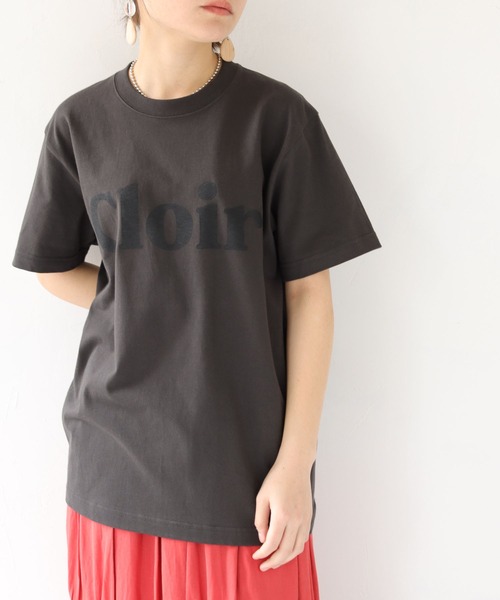 【shemoshelly】WEB限定5.6オンスユニセックスCloirロゴT