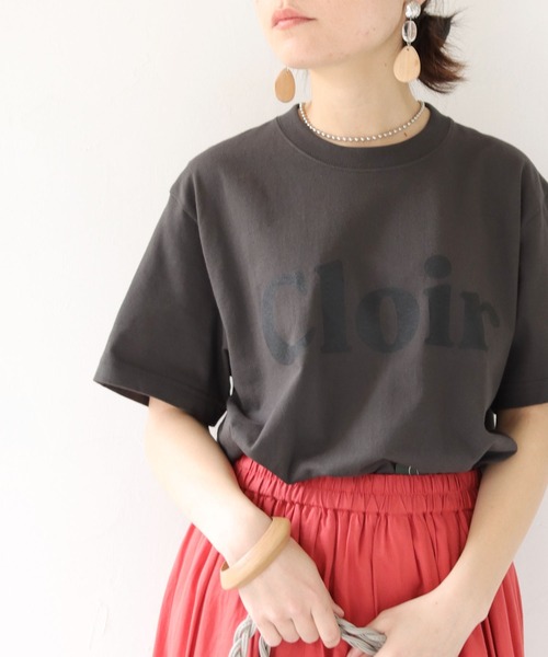 【shemoshelly】WEB限定5.6オンスユニセックスCloirロゴT