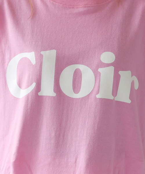 HER CLOSET(ハークローゼット)の「【shemoshelly】WEB限定 5.6オンスユニセックスCloirロゴT 新色追加(Tシャツ/カットソー・レディース・ホワイト/チャコールグレー/ブラック/ピンク/ブラウン/ネイビー/ホワイト系その他/ホワイト系その他2・S/M/L)」の21枚目の写真