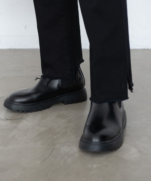 Aunt Marie's（アントマリーズ）の「ショートブーツ（ブーツ・レディース・ブラック・M）」の6枚目の写真