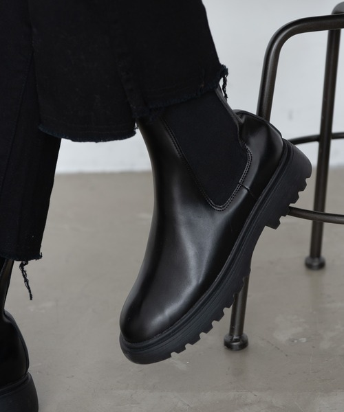 Aunt Marie's（アントマリーズ）の「ショートブーツ（ブーツ・レディース・ブラック・M）」の7枚目の写真