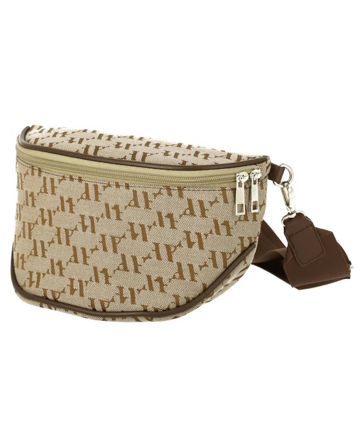 ANAP(アナップ)の「モノグラムウエストバッグ(ボディバッグ/ウエストポーチ・レディース・ベージュ・FREE)」の3枚目の写真